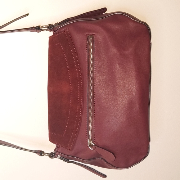 1981 Guess Vintage Suede Burgundy Purse - Picture 3 of 4